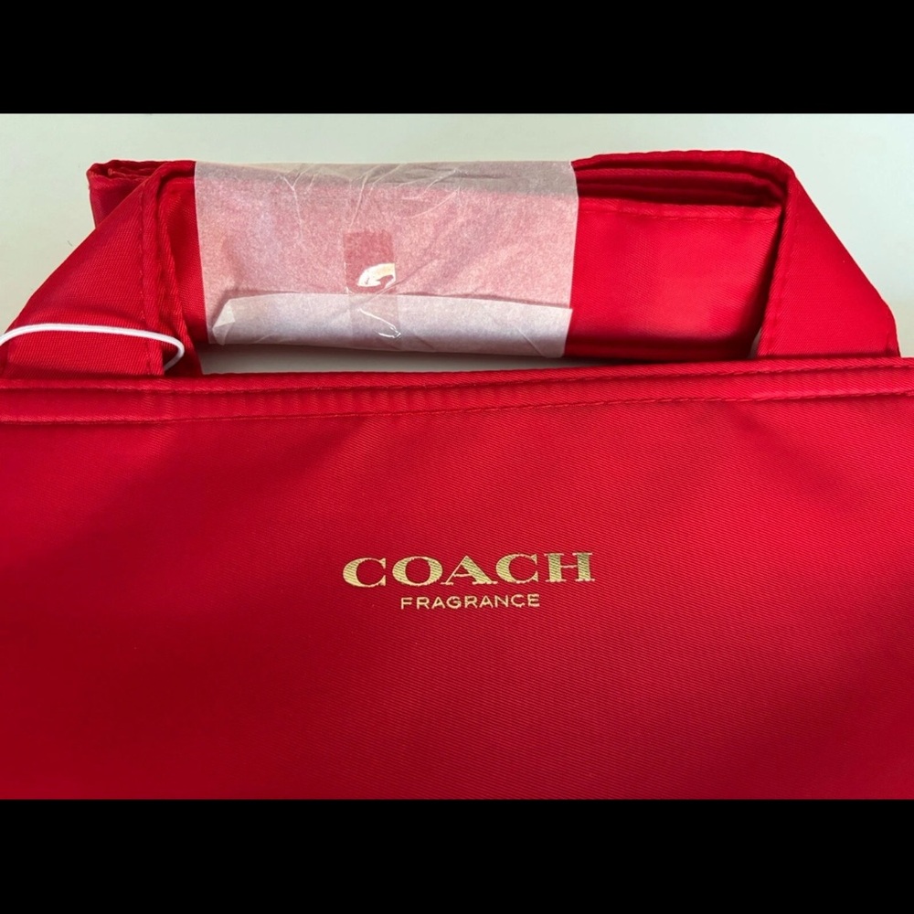 Coach Vibrant Red Fragrance Tote Bag - Picture 5 of 6
